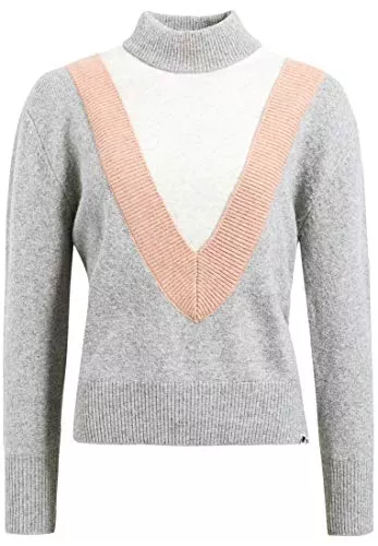 khujo Pullover & Strickmode khujo Damen Pullover Aylara 1045KN183 Grey-Melange M
