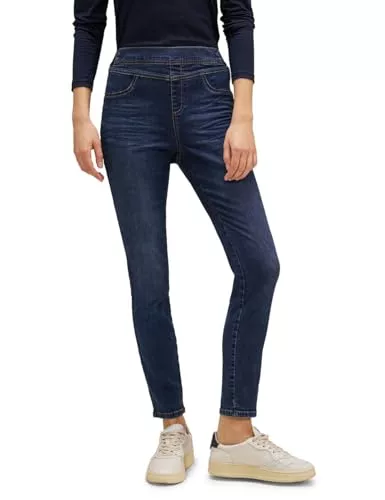 Street One Jeans Street One Damen Jeggings Jeanshose Skinny