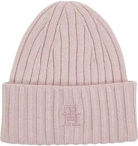 Tommy Hilfiger Hüte & Mützen Tommy Hilfiger Damen Strickmütze Iconic Beanie Wintermütze
