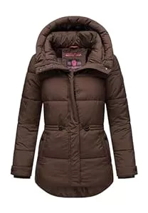 MARIKOO Jacken MARIKOO Damen Winter Jacke gesteppte Winterjacke Stepp warm B947
