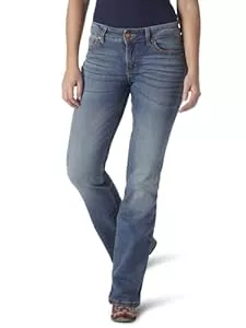Wrangler Jeans ALL TERRAIN GEAR X Wrangler Damen Retro Mid Rise Wide Leg Jeans