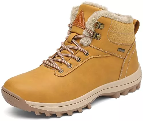 Mishansha Stiefel Mishansha Herren Winterschuhe Warm Gefütterte Schneestiefel Damen Wanderschuhe Wasserdicht Rutschfeste Winter Boots für Outdoor