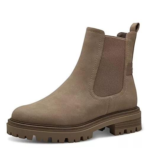 Tamaris Stiefel Tamaris Damen Chelsea Boots, Frauen Stiefeletten,TOUCHit-Fußbett