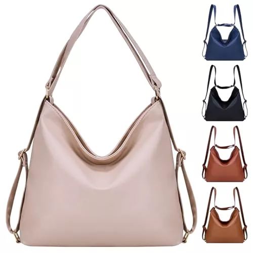 ARNTY Taschen & Rucksäcke ARNTY Rucksack Damen,Handtasche Rucksack Tasche 2 in 1 Damen Leder, Rucksack Damen Elegant Elgrant, Schultertasche Damen für Arbeit, Reisen, Ausflug