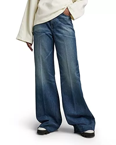 G-STAR RAW Jeans G-STAR RAW Damen Deck Ultra High Waist Wide Leg Jeans