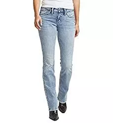 Silver Jeans Jeans Silver Jeans Damen Suki Curvy Fit Mid Rise Slim Bootcut Jeans