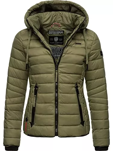 Navahoo Jacken Navahoo Damen leichte Übergangsjacke Steppjacke mit Kapuze Lulana XS-XXL