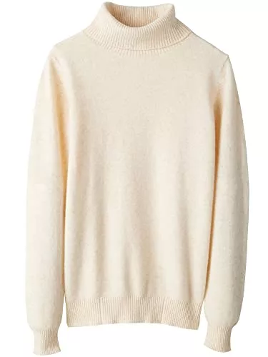 LINY XIN Pullover & Strickmode LINY XIN Damen 100% Merinowolle Rollkragenpullover Herbst Winter Warmer Weicher Langarm Strick Elegantpullover