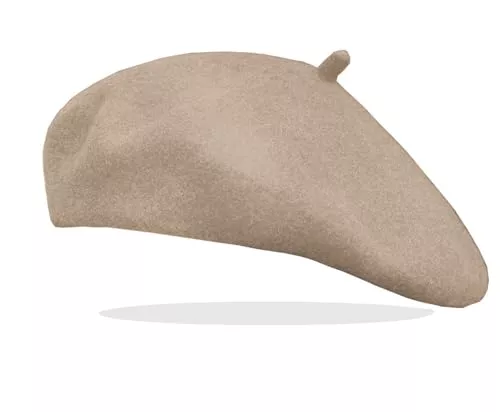 Van Der Rich Hüte & Mützen Van Der Rich ® - Klassischer französischer Baretthut Barett Wolle - Damen