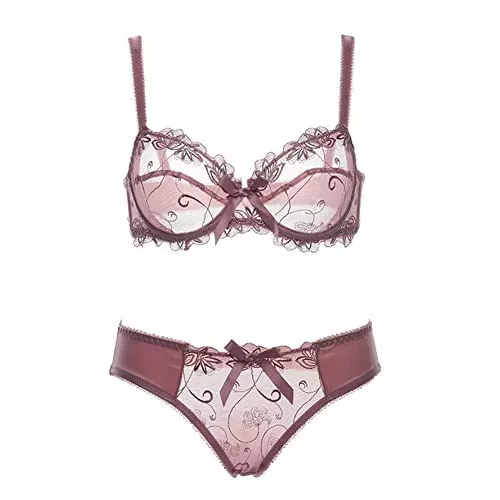 VarsBaby Unterwäsche & Dessous VarsBaby Sexy Dessous-Set Damen Dessous BH und Slips aus Spitze, transparenter BH Set, Gossard BH，Lingerie sexy for Women,Erotische Dessous