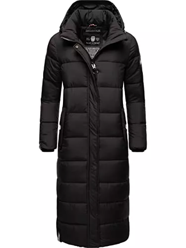 Navahoo Mäntel Navahoo Damen Wintermantel warmer Steppmantel lang mit Kapuze Isalie XS-XXL
