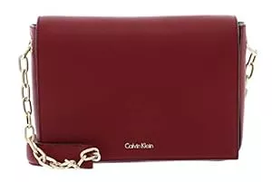 Calvin Klein Taschen & Rucksäcke Calvin Klein Night Out Medium Shoulder Bag Red Dahlia