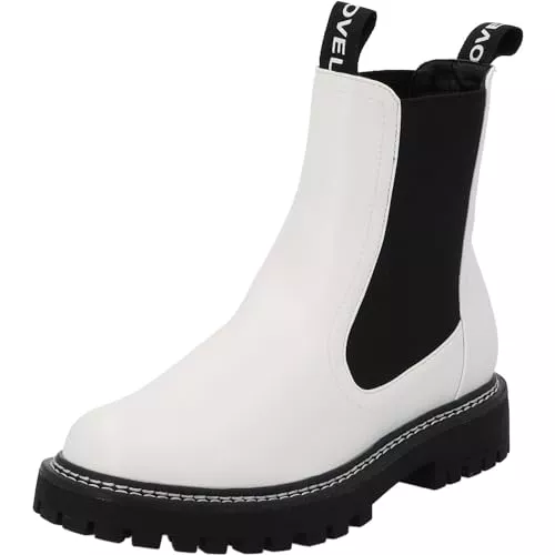 Palado Stiefel Palado Damen Chelsea Boots Dedej - modische Stiefeletten für Frauen - elegante Winterschuhe - bequeme Halbstiefel mit Absatz