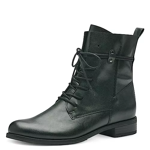 MARCO TOZZI Stiefel MARCO TOZZI Damen Stiefeletten zum Schnüren aus Kunstleder Flach