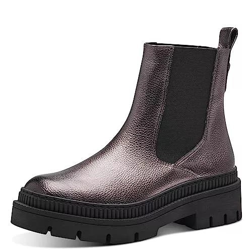 MARCO TOZZI Stiefel MARCO TOZZI Damen Chelsea Boots aus Kunstleder Plateau