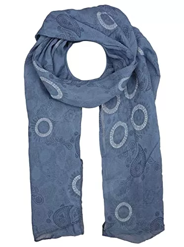 Zwillingsherz Schals & Tücher Zwillingsherz Seiden-Tuch für Damen Mädchen Paisley Elegantes Accessoire/Baumwolle/Seiden-Schal/Halstuch/Schulter-Tuch oder Umschlagstuch einsetzbar