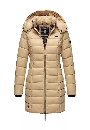 MARIKOO Jacken MARIKOO Herbst Winter Übergangs Steppmantel Jacke Mantel gesteppt B603
