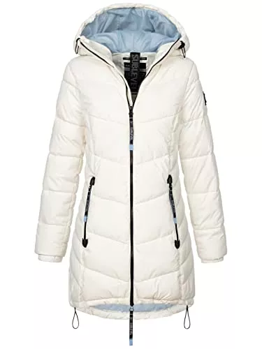 Sublevel Mäntel Sublevel Damen Jacke Steppmantel LSL-412 mit gefütterter Kapuze