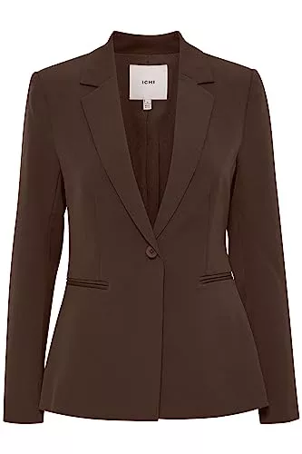 ICHI Blazer ICHI IHLEXI BL Damen Blazer Kurzblazer Jacke EIN-Knopf-Blazer mit Stretch und Reverskragen