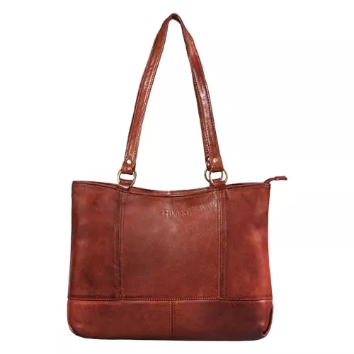 STILORD Taschen & Rucksäcke STILORD 'Delilah' Leder Shopper Damen Handtasche Umhängetasche Hobo Bag Retro Schultertasche Ledertasche Frauen Tote Bag Tasche Echtleder