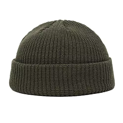 Focisa Hüte & Mützen Strickmützen Caps Beanie Hüte Mützen Damen Strickmützen Schwarze Mützen Herrenmützen Damen Mützen Damen Solid Caps Strick Dicke Mützen