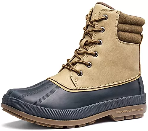 Mishansha Stiefel Mishansha Gefüttert Winterstiefel Herren Warme Winterschuhe Damen Winterboots Wasserdicht Schneeschuhe Gr.36-48