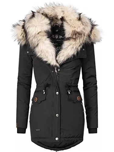 Navahoo Mäntel Navahoo Damen warmer Winterparka mit Kapuze Sweety XS-XXL