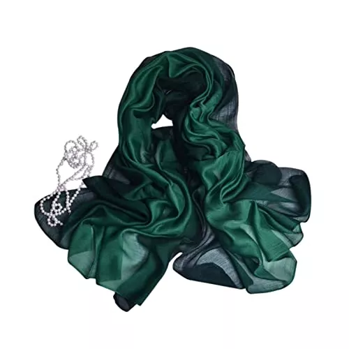 ZHUNOLYA Schals & Tücher ZHUNOLYA Seidentuch Damen,Maulbeerseide Farbverlauf Seidenschal Meist Verwendet Sonnenschutz Warm Schultertuch Schal Für Kaltes Wetter Hochzeit Bankett Jede Jahreszeit