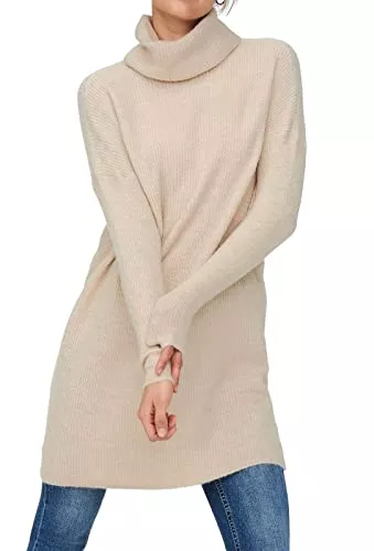 ONLY Freizeit ONLY Female Strickkleid Langes Strickkleid