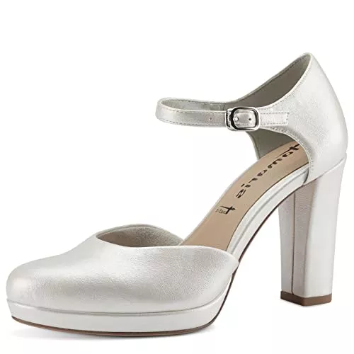Tamaris High Heels Tamaris Damen Riemchen Pumps, Frauen Absatzschuhe,Comfort Lining,TOUCHit-Fußbett