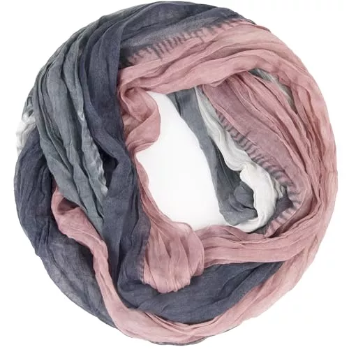 Gloop Schals & Tücher Gloop Damen Schal leichter Loop schal Schlauchschal Tuch mit Farbverlauf Viele Farben