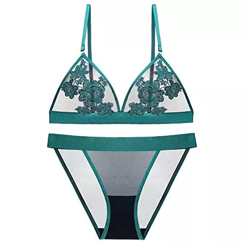 TIGERROSA Unterwäsche & Dessous TIGERROSA Unterwäsche &amp; Dessous Für Damen BHS Weiche Dreieckstasse Mit Netzstickerei Ohne BH-Unterwäsche Aus Stahl