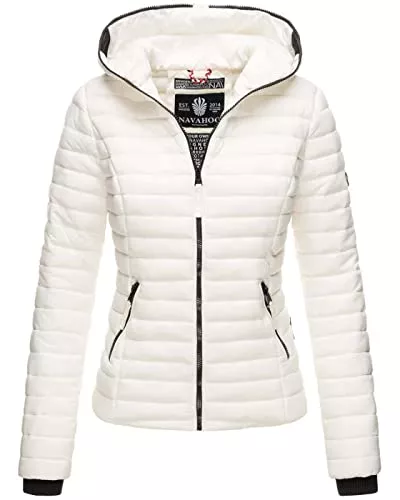 Navahoo Jacken Navahoo Damen Übergangs Stepp Jacke mit Kapuze B348