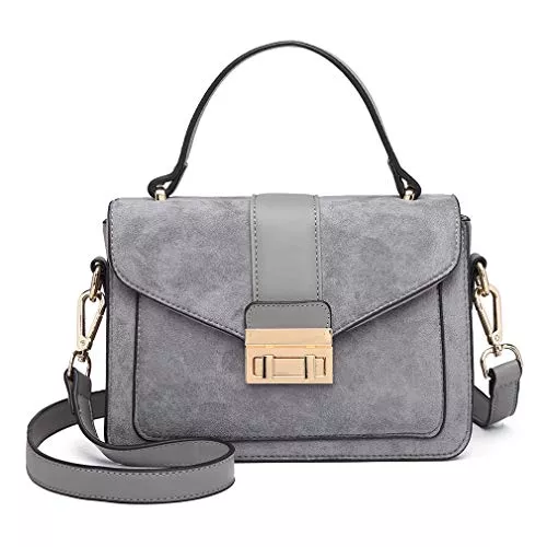 Miss Lulu Taschen & Rucksäcke Miss Lulu Handtasche Klein Henkeltasche Damen Elegante Schultertasche Shopper