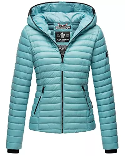 Navahoo Jacken Navahoo Damen Übergangs Stepp Jacke mit Kapuze B348