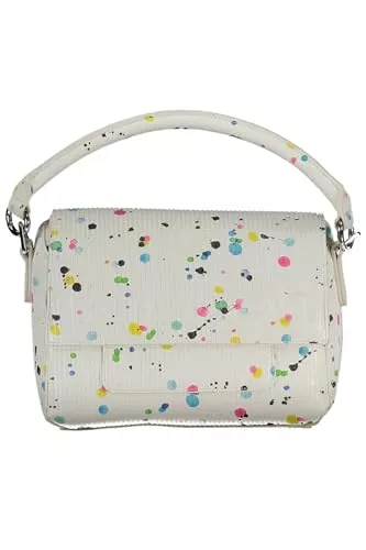 Desigual Taschen & Rucksäcke Desigual Damen Sacca BAG NEON ART PUKHET MINI 1001 RAW, Bianco, Einheitsgröße EU