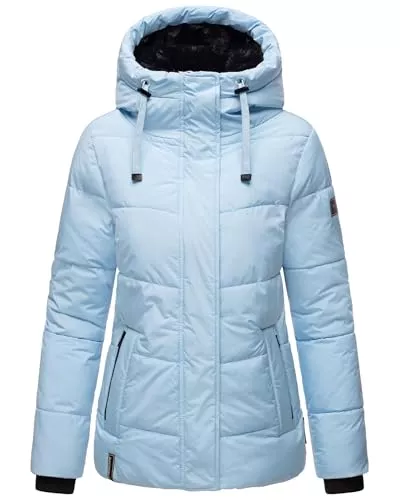Navahoo Jacken Navahoo Damen Winterjacke Steppjacke warm mit Kapuze Sag ja XIV S-XXL