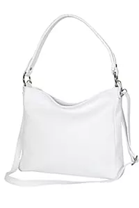 AmbraModa Taschen & Rucksäcke AmbraModa GL35 - Damen Handtasche Schultertasche Umhängetasche aus genarbtem Rindsleder