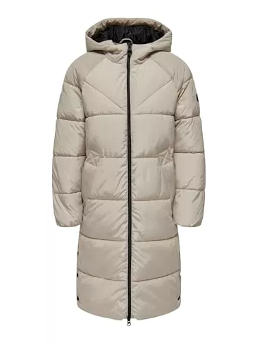 ONLY Mäntel ONLY Damen Steppmantel ONLNewAmanda Long Puffer Parka mit Kapuze