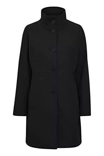 OXMO Mäntel OXMO OXValerine Damen Wintermantel Wollmantel Winterjacke hochabschließender Kragen