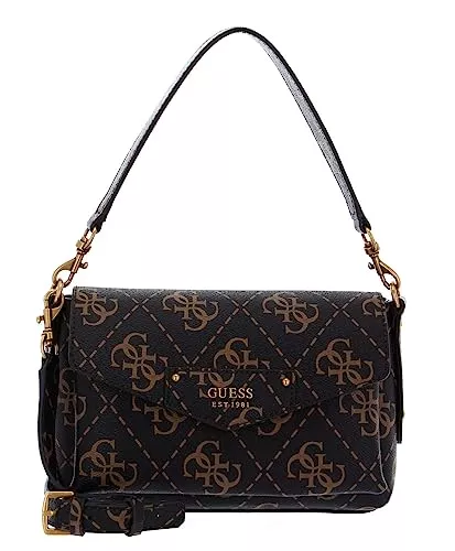GUESS Taschen & Rucksäcke Guess DAMENTASCHE D brownlogo HWESO839019BNL eco brenton Schultertasche brownlogo ND Wahl=P