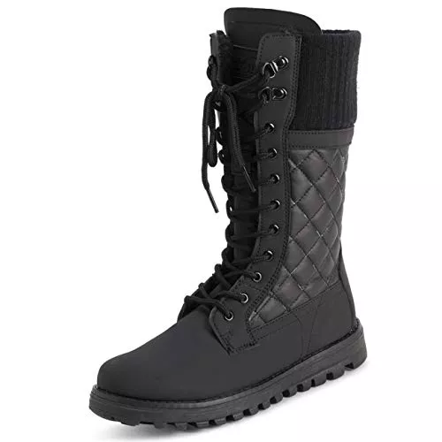 Polarr Stiefel Polar Damen Schnee Dauerhaft Draussen Thermal Winter Warm Wasserdicht Mittelhoher Stiefel