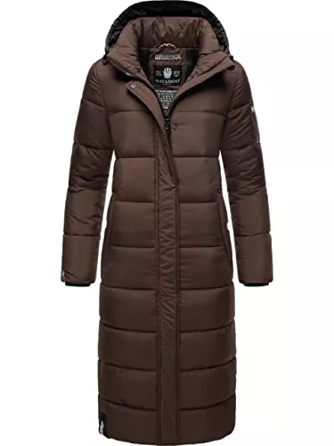 Navahoo Mäntel Navahoo Damen Wintermantel warmer Steppmantel lang mit Kapuze Isalie XS-XXL
