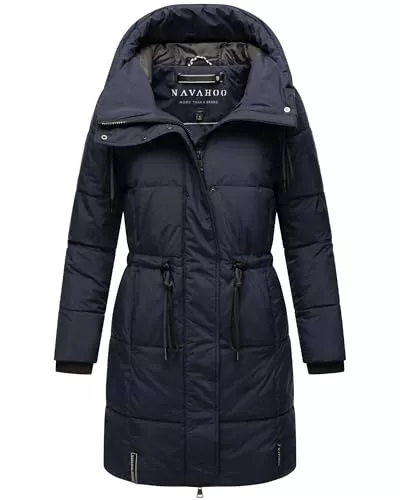 Navahoo Mäntel Navahoo Damen Winterjacke Stepp Winter jacke Steppjacke mit Kapuze warm B975