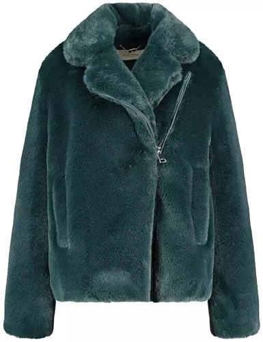 Gerry Weber Jacken Gerry Weber Damen Kastige Jacke aus Plüsch Langarm unifarben