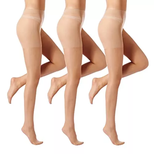 ZIHUA Socken & Strümpfe ZIHUA 3 er Pack Strumpfhosen für Damen 20 den Bauchweg Feinstrumpfhose Strumpfhose