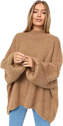 DECAY Pullover & Strickmode DECAY Strickpullover mit weit geschnittenen Ärmeln