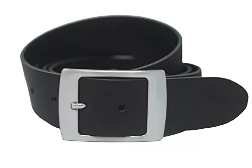 GREEN YARD Gürtel GREEN YARD Gürtel Damen breit Ledergürtel aus echtem Rindleder Damen-Gürtel 4cm breiter Gürtel Damen schwarz