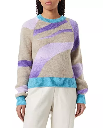ONLY Pullover & Strickmode ONLY Damen Onlcassie Jaquard O-Neck KNT Strickpullover