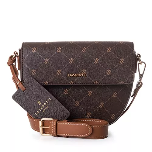 Lazarotti Taschen & Rucksäcke Lazarotti Palermo Umhängetasche Damen | verstellbarer Schultergurt | Halfmoon Bag 21cm